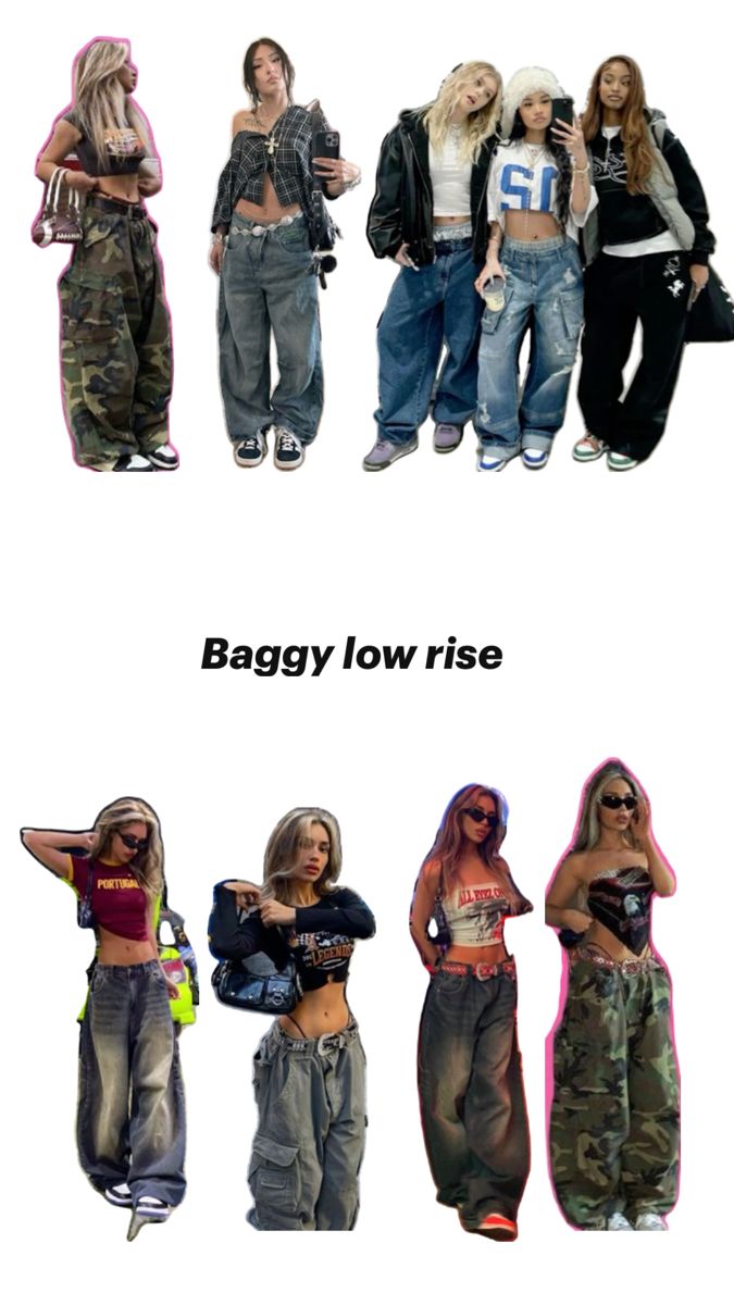 baggy low rise jeans and camo cargo Outfit Ideas Baggy Cargo Pants, Light Blue Baggy Ripped Jeans Outfit, Low Waisted Baggy Jeans Outfit, Low Rise Cargo Pants Outfit, Baggy Ripped Jeans Outfit, Low Rise Baggy Pants, Baggy Pants Style, Low Rise Baggy Jeans Outfit, Low Waisted Baggy Jeans