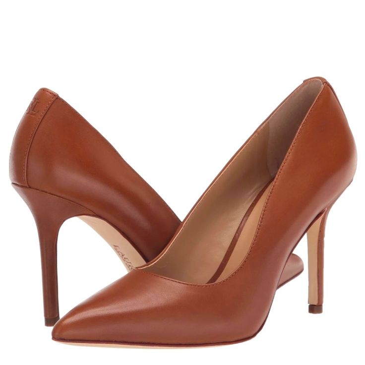 Sophisticatedly Chic In A Timelessly Classic Pointed-Toe Pump Modern Design, Constructed With Supple Genuine Leather From Lauren Ralph Lauren. Sizes M & B Are Size Medium, Sizing On Box May Differ. Leather Padded Insole, Rubber Sole Heel Height: 3.5” Imported Thanks For Looking New To Posh? Welcome! Use Code Piscesatelier To Register & Get $10 Off Your 1st Order Check Out The Rest My Closet To Bundle & Save! Open To All Reasonable Offers/ Trades. Smoke & Pet Free Home Bundle & Save 20% Off Of Al Rich Vibes, Ralph Lauren Heels, Elegant Preppy, Woven Leather Sandals, Tan Women, Black Stiletto Heels, Black Patent Heels, Ralph Lauren Leather, Black Stilettos