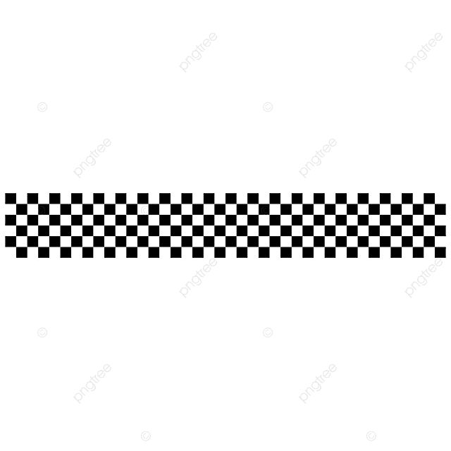 a black and white checkered pattern on a white background