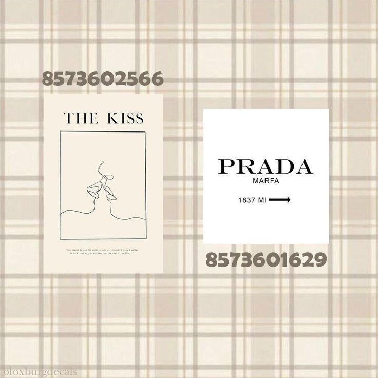 the kiss, prada mapa, and other items are displayed on a plaid background