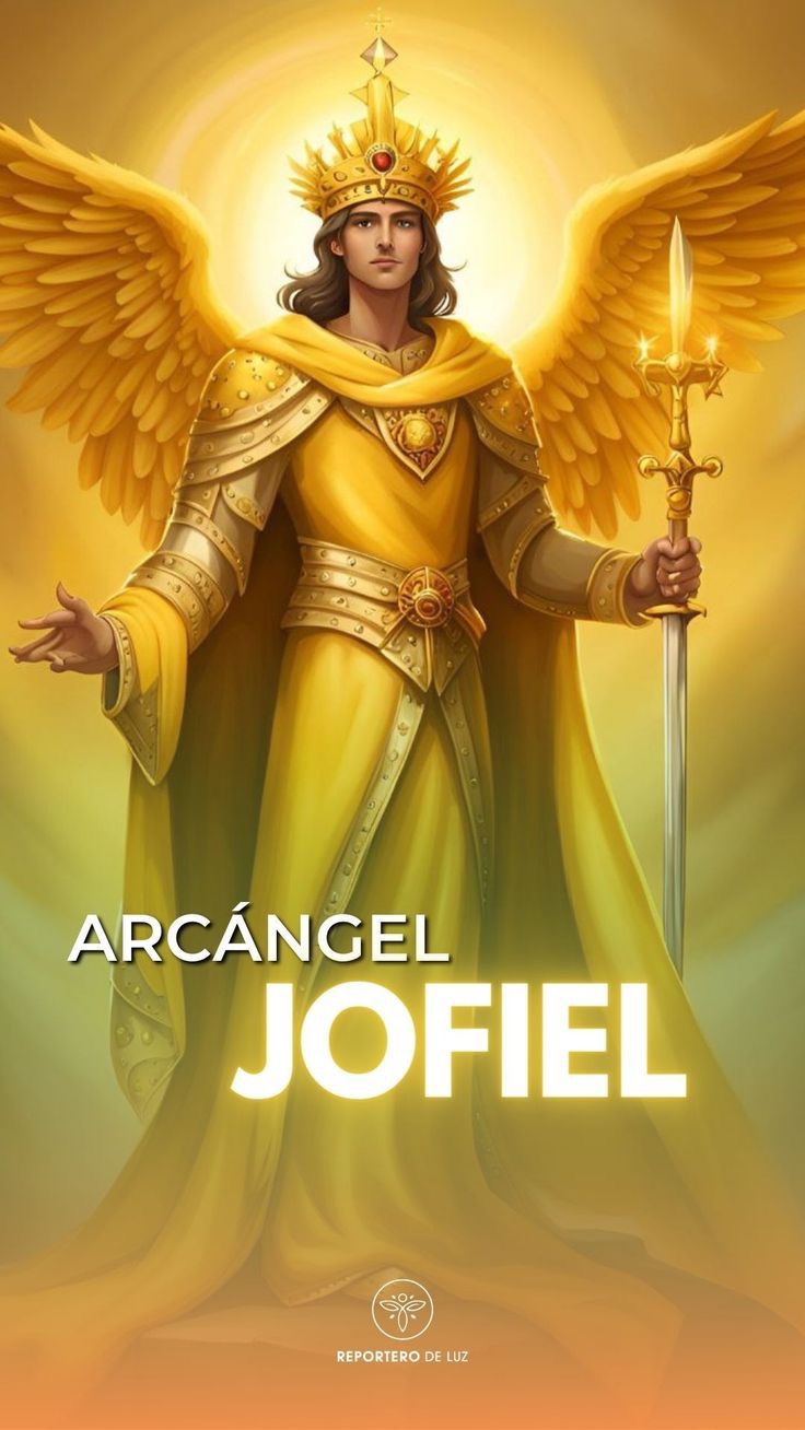 Jophiel Archangel, Archangels Names, Angel Hierarchy, Archangel Jophiel, Winged People, Seven Archangels, Archangel Prayers, Angel Wall Art, Angel Guide