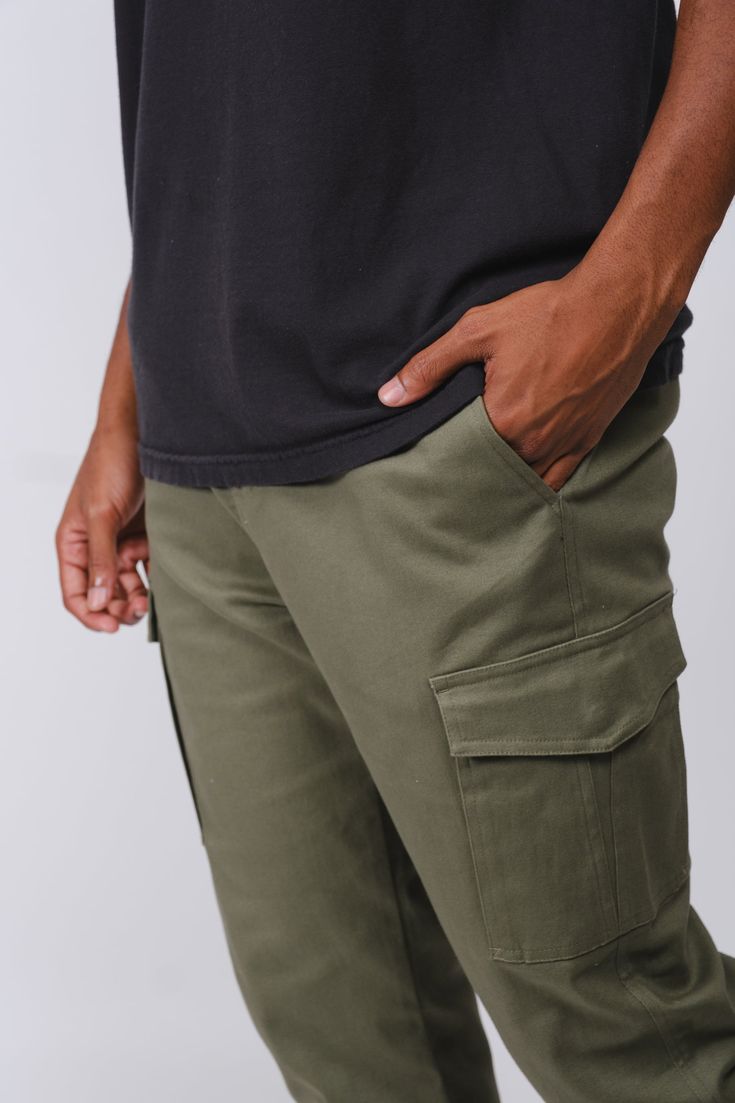 The Cargo Pocket Twill Jogger will be your new favorite pants to add to your wardrobe rotation. These joggers offer both comfy and durable styles. The fit is relaxed. Details include Pocket Twill Cargo Joggers, side pockets and elasticated drawstring waist Style: BFMI063F Cargo Joggers, Cargo Pocket, Jogger Shorts, Mens Outerwear, Hoodie Top, Jogger Pants, Swim Shorts, Sweatshirt Shirt, Short Pants