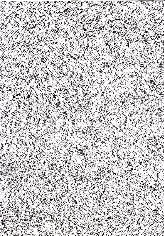 a black and white photo of an area rug that looks like it has been made out of