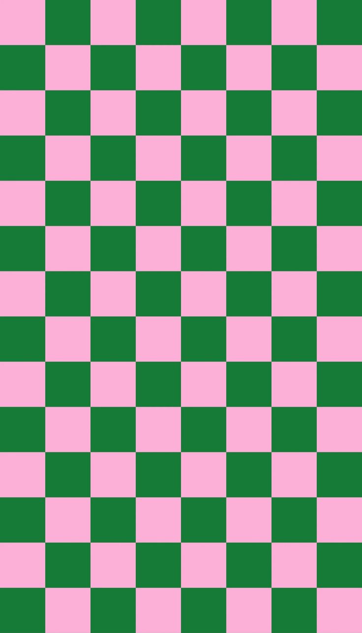 Aesthetic wallpaper Pink Checker Wallpaper, Green Pink Aesthetic Wallpaper, Checkered Background Aesthetic, Fun Backgrounds, Pretty Phone Backgrounds, Checker Wallpaper, Checker Background, Checkered Background, Cute Summer Wallpapers