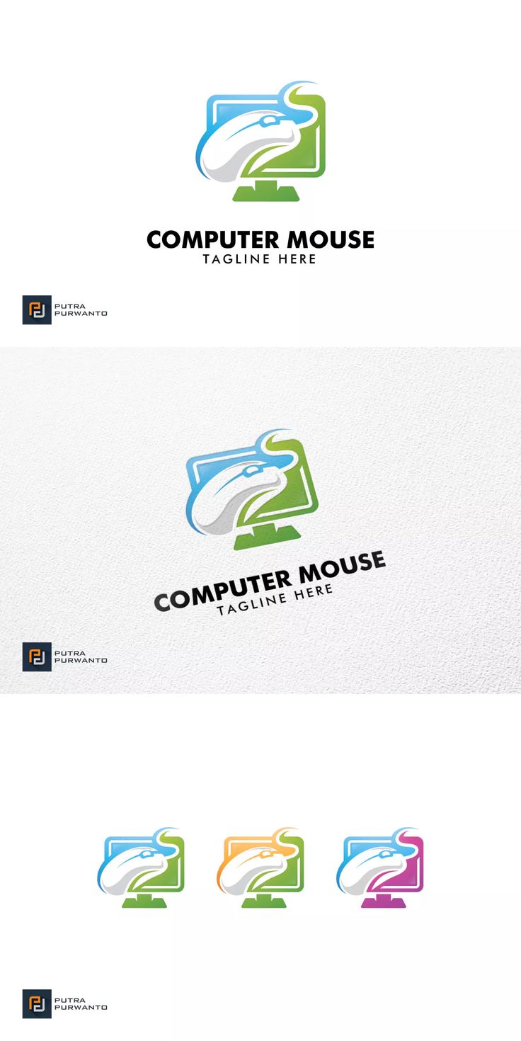 the logo for computer mouse is shown here