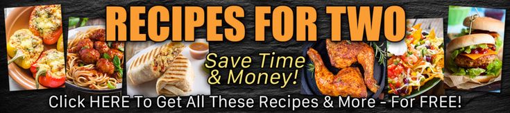 the menu for two meals is displayed in three different pictures, with text that reads save time and money click here to get all these recipes