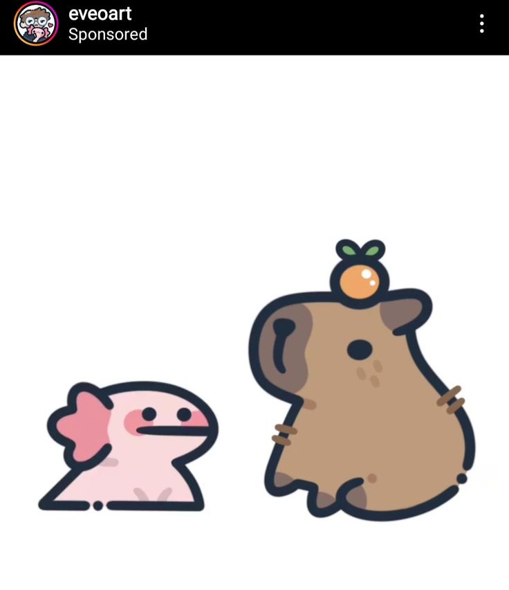 an animal sticker is shown next to another animal