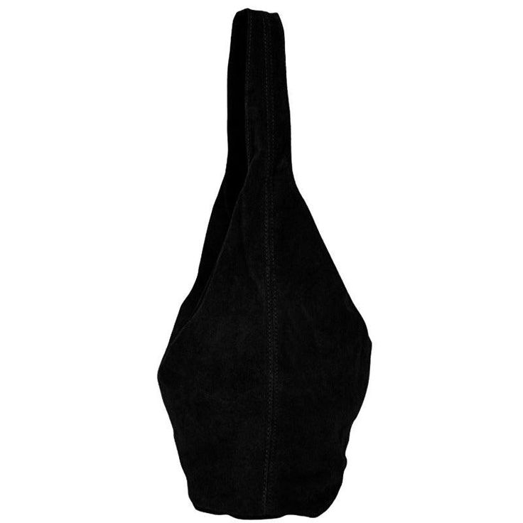 The Soft Suede Leather Hobo Shoulder Bag in Black is a flexible addition to your collection of handbags. It is crafted from high-quality Italian suede leather that is soft and luxurious. The shoulder bag features a broad strap that provides comfort during use and can be carried by hand or held under the arm. It has a concealed inner pocket with a silver chain for safekeeping and a primary compartment that fastens with a silver snap button. Black Soft Suede Leather Hobo Shoulder Bag Details: Medi Boho Shoulder Bag, Favorite Handbags, Hobo Shoulder Bag, Shoulder Bag Black, Leather Hobo Bag, Everyday Bag, Leather Hobo, Watch Collection, Independent Designers Fashion