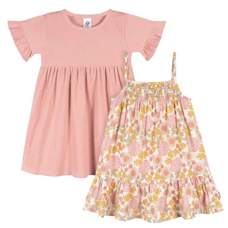 Elevate your toddler's seasonal wardrobe with this delightful duo of toddler dresses! These dresses are the perfect choice for the spring and summer season, and your little one will adore wearing them for any outing. The short sleeve dress is crafted from lightweight 100% cotton gauze, while the sleeveless dress is a blend of cotton, polyester, and spandex, ensuring a comfortable stretch. Both dresses come with a straightforward pull-on design for effortless dressing, and they're thoughtfully de Toddler Dresses, Toddler Girl Shorts, Seasonal Wardrobe, Sleeveless Dresses, White Sleeveless Dress, Gauze Dress, Floral Dresses, Toddler Girl Dresses, Toddler Girl Outfits