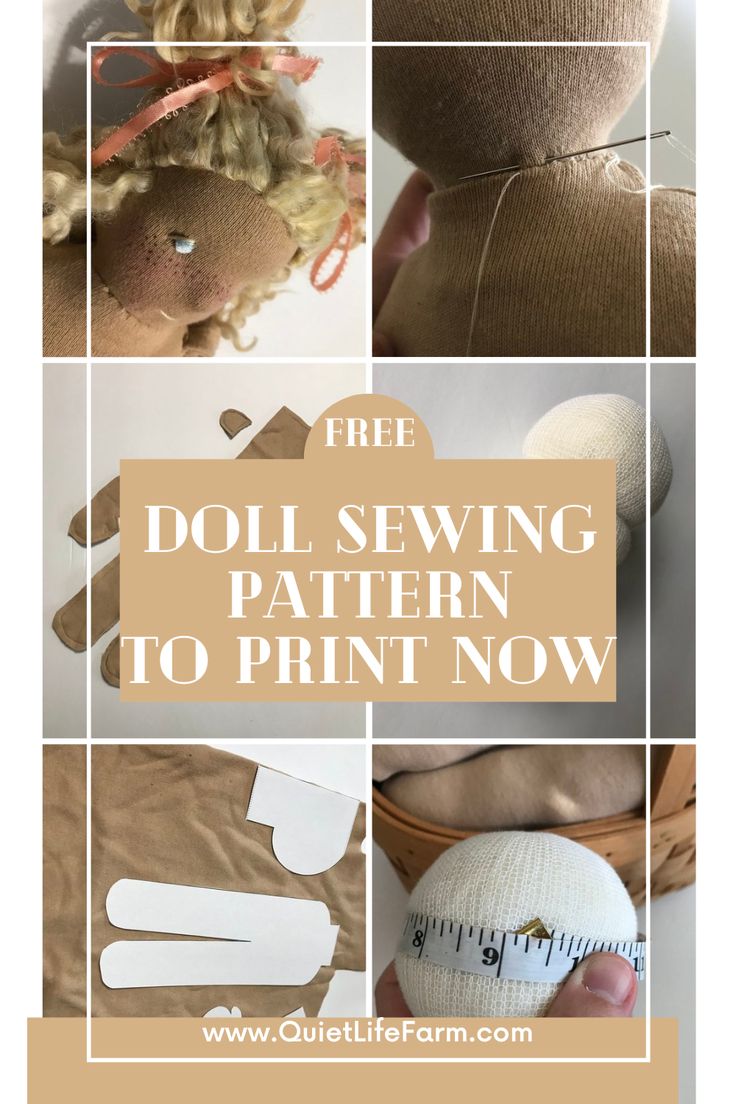 FREE doll sewing pattern, Print Now and save for later! FREE Printable PDF pattern and photographed tutorial Sew Doll Clothes Pattern Free Printable, Fabric Dolls Patterns Free, How To Make Doll Clothes, Doll Clothes Patterns Free Printables, Doll Patterns Free Sewing Templates, Fabric Doll Patterns Free Printable, Doll Patterns Free Sewing, Christmas Sewing Patterns, Doll Making Patterns