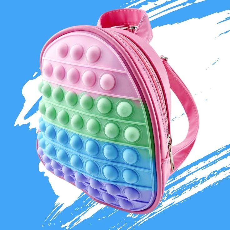 Description Medium-Size School Backpack with Push Bubble Fidget for Toddlers & Kids Our Kids Backpack Collection has been designed with the unique characteristics of children in mind.These attractive backpacks delight children that like clean and simple designs. They come in 5 beautiful designs.Multifunctional decompression toy: This popular toy can effectively relieve anxiety and stress, restore mood, train logical thinking and mental arithmetic, prevent brain degeneration, and promote parent-c Elegant Backpacks, Modern Backpack, Aesthetic School, Backpack Gift, Push Pops, Trendy Backpacks, Mini Mochila, Pop Bubble, Colorful Backpacks