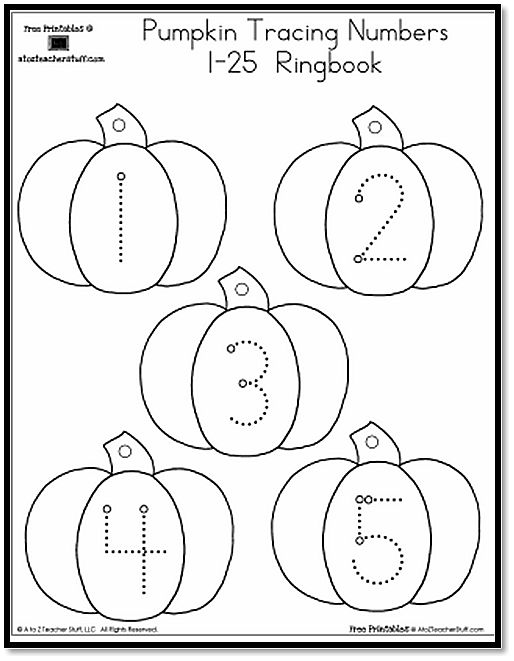 the pumpkin lowercase alphabet worksheet is shown in black and white, with four small