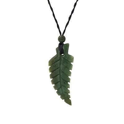 (eBay) 81stgeneration Carved Nephrite Jade Greenstone Maori Fern Leaf Pendant Necklace Jade Accessories, Fern Leaf, Nephrite Jade, Jade Necklace, Stone Pendant Necklace, Mens Leather Bag, Natural Jade, Jade Stone, Jade Pendant