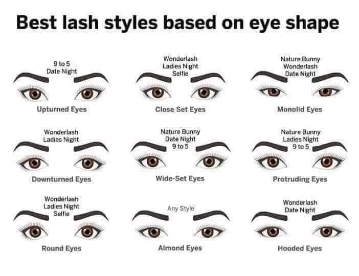 Best False Lashes, Protruding Eyes, Monolid Eyes, Wide Set Eyes, Lash Extentions, Lashes Tutorial, Eyelash Technician, Lash Style, Almond Eyes