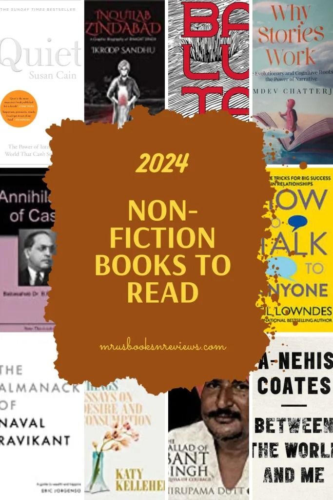 a collage of books with the words non fiction books to read in orange and yellow