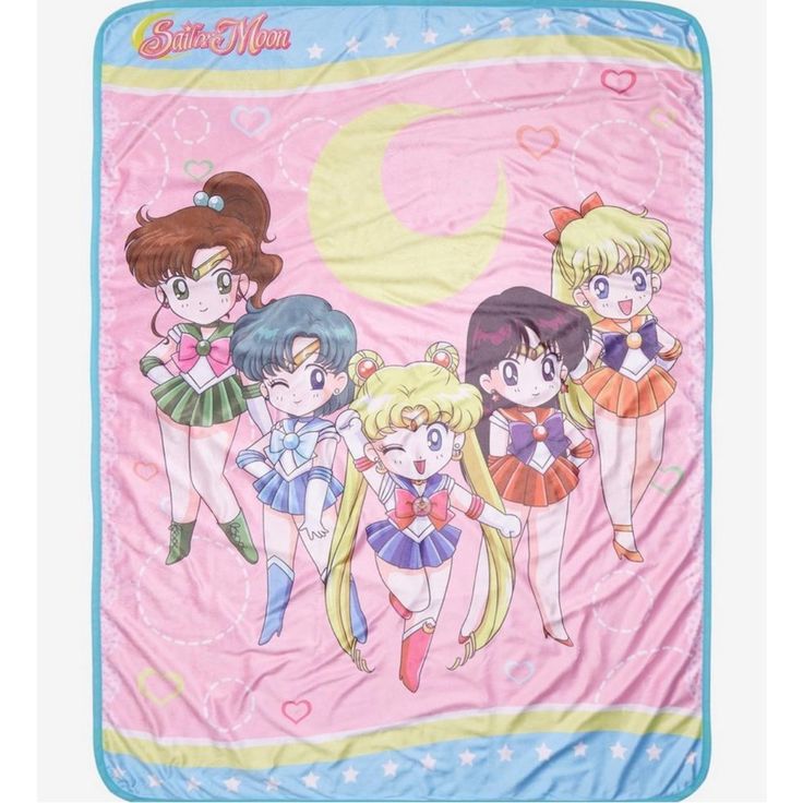 20% Off Bundles! New With Tags. No Flaws. See Images For Details. Keep Warm When You're Out Fighting Evil By Moonlight! This Throw Blanket Is Perfect For Any Sailor Scout After A Long Day Of School And Sailor Guardian Duties. Features The Inner Guardians From Sailor Moon In Chibi Form. Brand: Toei Animation Item: Blanket Throw Character: Sailor Moon Size: 46”X60” Color: Pink Features: Soft Material: 100% Polyester Wash: Machine Please Ask All Questions Before Purchasing. Sailor Moon Blanket, Sailor Moon Shirt, Swimming Anime, Sailor Scout, Moon Wallpaper, Pink Throws, Halloween Blanket, Afghan Blanket, Plush Throw Blankets