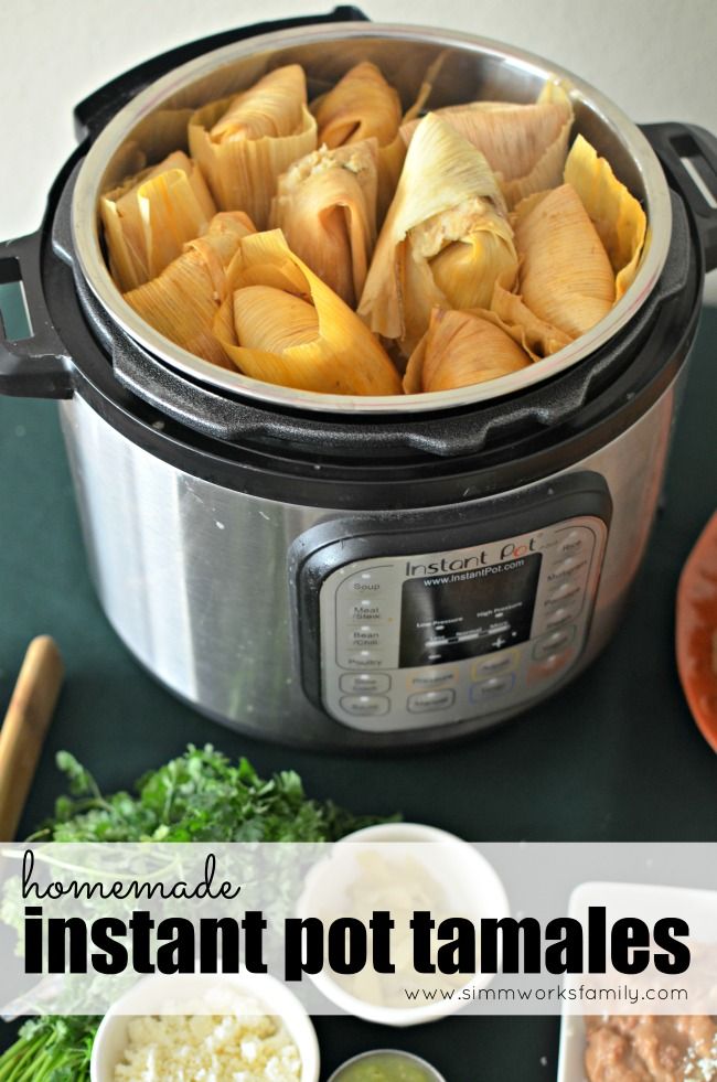 the instant pot tamales recipe is ready to be cooked in the slow cooker