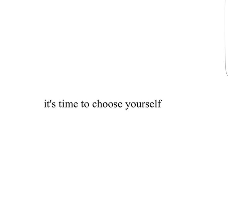 an image of a white background with the words it's time to choose yourself