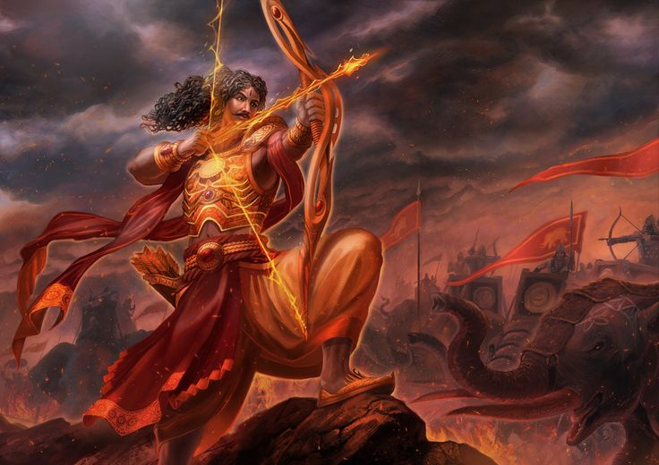 Karna - Maha Yodha by jubjubjedi.deviantart.com on @DeviantArt Castlevania Dracula, Warrior Images, Arte Yoga, Great Warriors, The Mahabharata, Hanuman Wallpaper, Ram Photos, Hinduism Art, Vedic Art