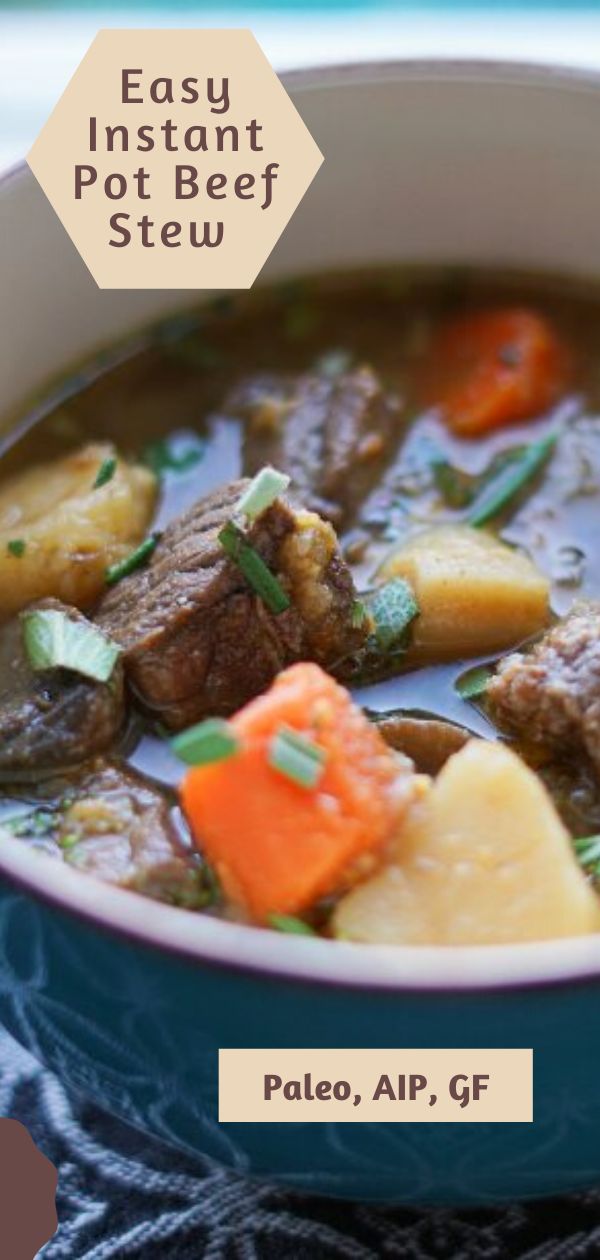 a bowl of beef stew with potatoes, carrots and celery in it