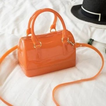 Orange Jelly Purse Cute Cross-body Bags for $49.99 | Baginning Orange Jelly, Jelly Purse, Orange Purse, Clear Purses, Jelly Bag, Purse Cute, Popular Handbags, Lv Bags, Favorite Handbags