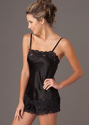 Sitewide Summer Sale: Silk Tresor Camisole & Le Tresor Silk Tap Pant http://www.juliannarae.com/products/silk_tresor_camisole_top.htm?categoryID=1&subcategoryID=1&color=NIGH Elegant Black Lace Top With Built-in Bra, Elegant Lace Top With Built-in Bra For Night Out, Elegant Black Lace Camisole, Elegant Evening Lace Top Camisole, Elegant Camisole With Delicate Lace For Night Out, Elegant Delicate Lace Camisole For Night Out, Elegant Delicate Lace Top For Night Out, Elegant Fitted Cami Lace Top, Silk Tops With Lace Trim For Night Out