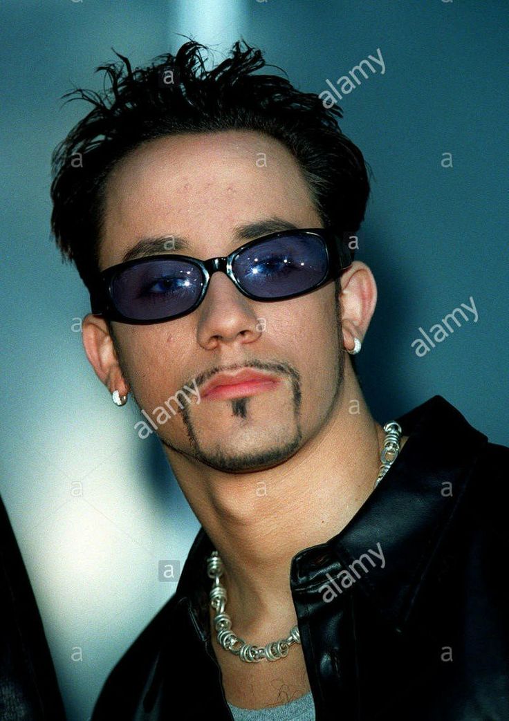 a man with sunglasses and piercings on his face