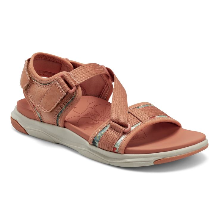 Due to the adjustable strap and open design, we suggest purchasing a half a size smaller than you usually wear. For nonstop days in the sunshine, the vegan friendly Vivvy sport sandal delivers the comfort and support you need--with two straps that provide 360-degrees of adjustability, all around your foot. Crafted with 100% vegan friendly materials Z-strap system with two stay-put closures adjusts effortlessly Stretch goring to move with you Anatomical comfort molded footbed Durable, flexible, p Sporty Sandal, Hiking Sandals, Girly Shoes, Sport Sandals, Casual Sandals, The Sunshine, Strappy Sandals, Shoes Online, Sports Women