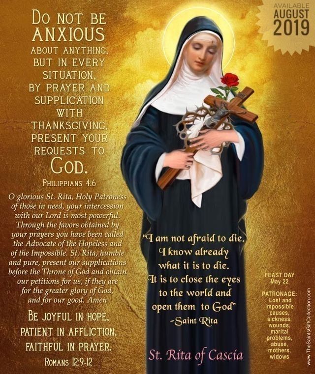 Prayer To St Rita, Women Saints, Rita Of Cascia, Saint Rita, St Rita Of Cascia, St. Rita, Blessed Mother Statue, Faustina Kowalska, Novena Prayers