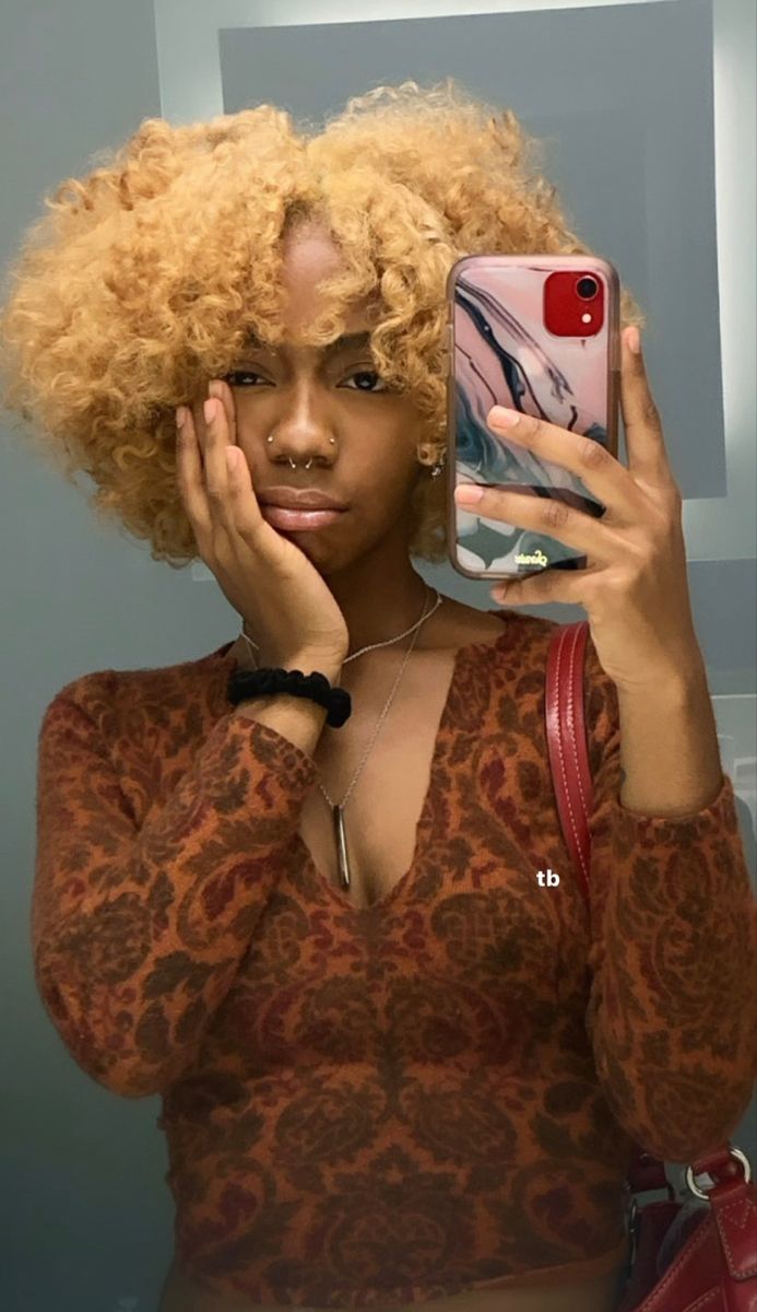 Blonde 4c Hairstyles, Sandy Blonde Natural Hair Black Women, Dyed Afro Hair 4c Blonde, 4c Natural Hair Color Ideas, 4c Colored Hair, Blond Natural Hair Black Women, Honey Blonde 4c Natural Hair, 4c Blonde Hair, Honey Blonde 4c Hair