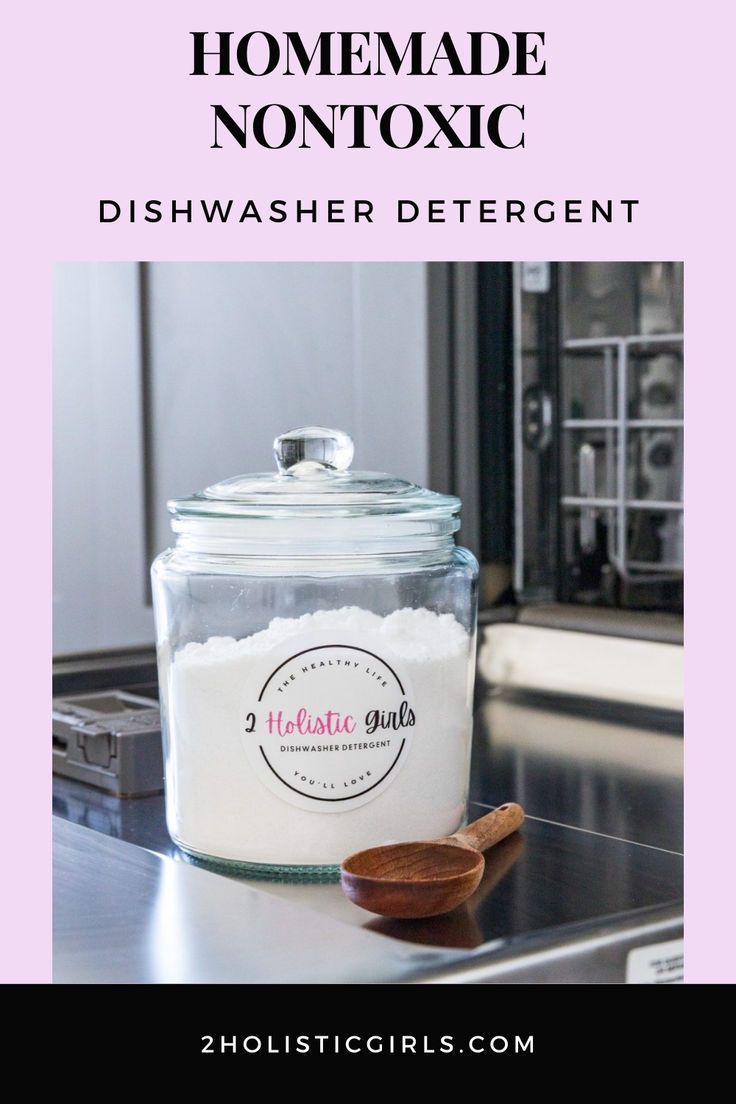 Homemade Nontoxic Dishwasher Detergent | Homemade dishwasher soap without chemicals Dishwasher Detergent Diy, Homemade Dish Detergent, Diy Dishwasher Cleaner, Diy Dishwasher Soap, Homemade Dishwasher Soap, Natural Dishwasher Detergent, Diy Dishwasher Detergent, Homemade Dishwasher Detergent, Homemade Detergent