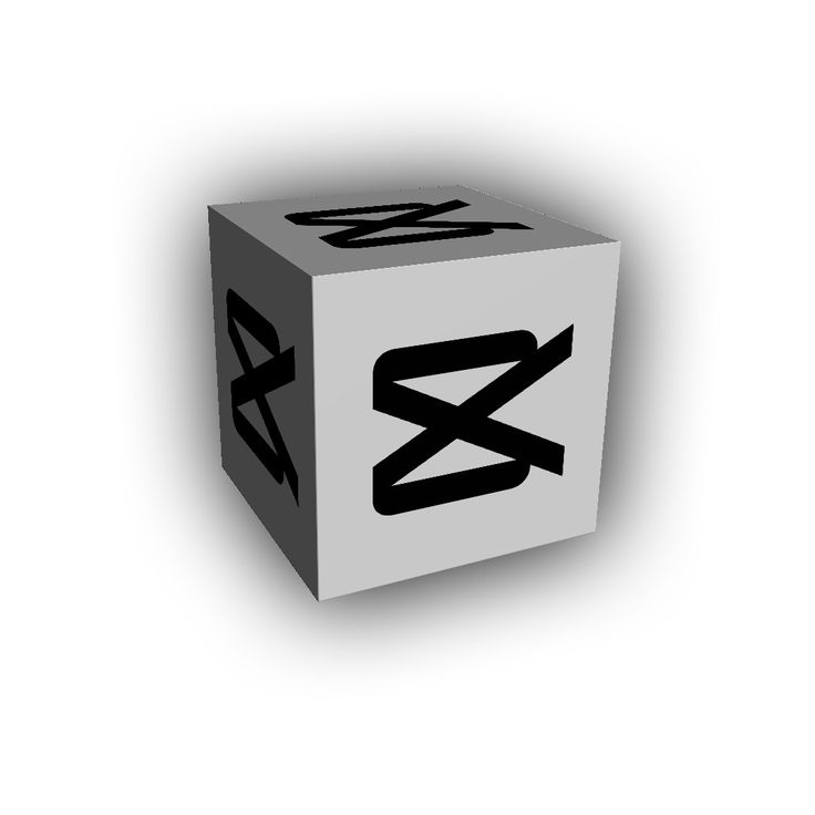 a black and white cube with the letter x on it's side is shown