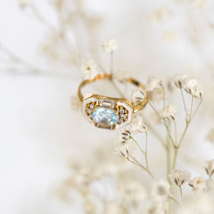 A ring to be a family heirloom. Lena Topaz 24K Gold Vermeil Ring has a vintage-inspired style and never is out of fashion. This unique design matches your desire to be glamorous. Shine bright with a combination of centered natural topaz stone and clear twinkling stones. Our Blue Topaz Statement Ring is Handcrafted in gold vermeil, a thick 24K gold layer on sterling silver. Consider our fine jewelry to make all your dreams come true. Also, you may combine your gorgeous ring with other topaz rings, https://www.etsy.com/listing/1167674842/bella-blue-topaz-ring-24k-gold-vermeil https://www.etsy.com/listing/1175332311/topaz-gold-little-finger-ring-24k-gold   👉 Qualified Handcrafted 👉 Recyclable Materials 👉 Anti-allergic 👉 Sensitive Skin Friendly Primary Stone: Number of Stones: 1 Stone Colo Statement Gold Ring, Topaz Rings, Gold Vermeil Jewelry, Gold Statement Ring, Engagement Ring Sizes, Citrine Stone, Birthstone Gifts, Vermeil Jewelry, Ring Blue