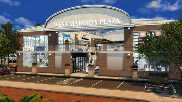 an artist's rendering of the west madison plaza shopping center, which is currently under construction