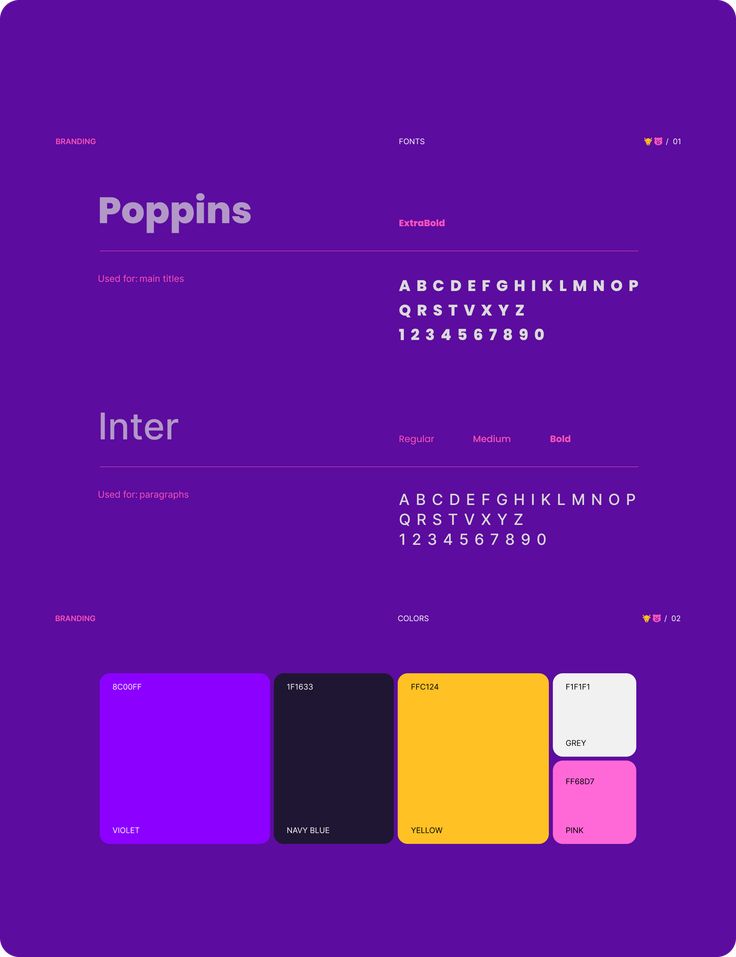 the font and numbers for poppin's are all different colors, but there is no image to describe