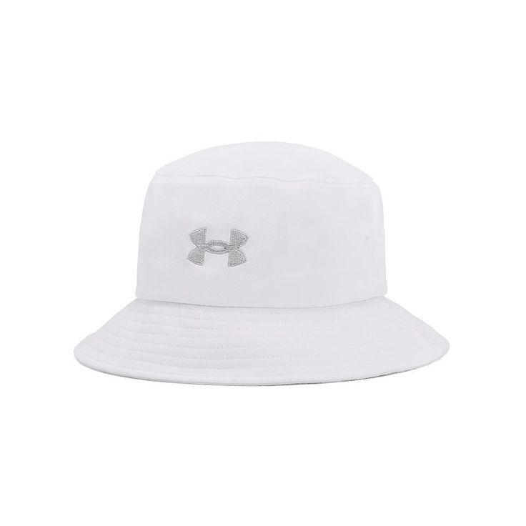 the under armour bucket hat in white