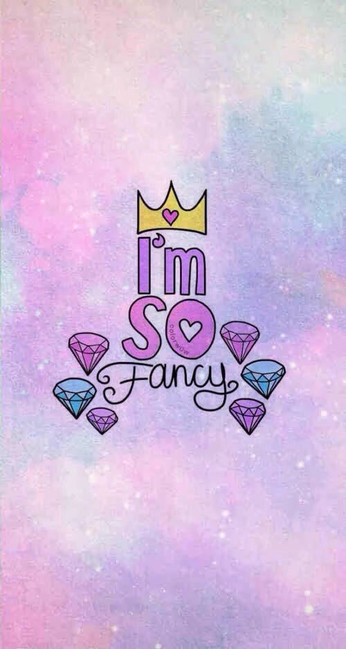 i'm so fancy with diamonds and a crown on the top that says i'm so fancy