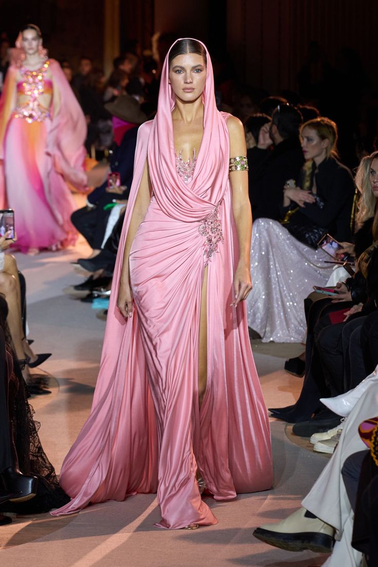 Zuhair Murad Haute Couture, Runway Fashion Couture, Pink Gown, Spring Couture, Couture Mode, Couture Week, Zuhair Murad, Glam Dresses, Spring 2023