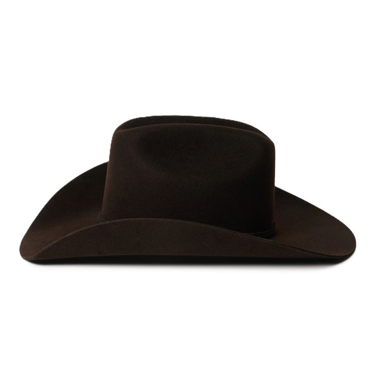 Part of our Buffalo collection, this cowboy hat is made in the USA of high-quality, weather-resistant 4X buffalo felt. Its classic Western profile features a classic cattleman crease, a 4" brim and a 4 1/2” regular oval crown. Additional details include a leather sweatband, satin lining, and a self-matching hat band with a three-piece silver-toned buckle set, as well as a Stetson hat box. 4" Brim 4 1/2" Regular Oval Crown Cattleman Crease Self-Matching Hat Band 3-Piece Silver Buckle Set Stetson Classic Top Hat For Western-themed Winter Events, Classic Rodeo Fedora With Flat Brim, Classic Fedora For Rodeo With Flat Brim, Classic Flat Brim Fedora For Rodeo, Classic Fedora Felt Hat For Rodeo, Fitted Solid Color Hat Bands For Rodeo, Classic Felt Hat For Western-themed Events, Classic Flat Brim Top Hat For Rodeo, Classic Top Hat For Rodeo