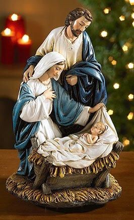 7.5H Nativity Figurine Come Let Us Adore Him Music Come Let Us Adore Him, O Holy Night, Christmas Nativity Scene, Birth Of Jesus, Christian Christmas, Holy Family, Holy Night, Christmas Nativity, Baby Jesus