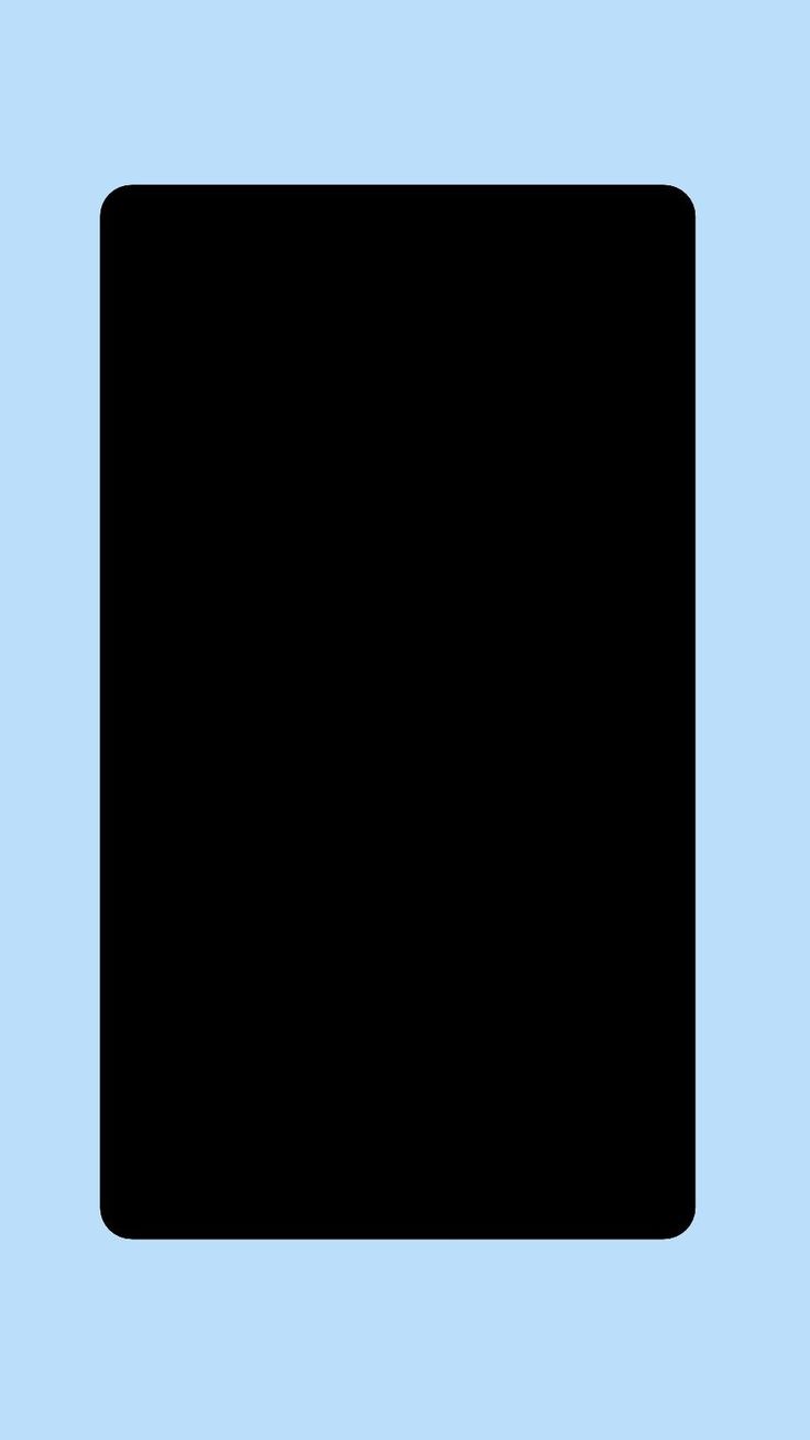 a black square on a blue background