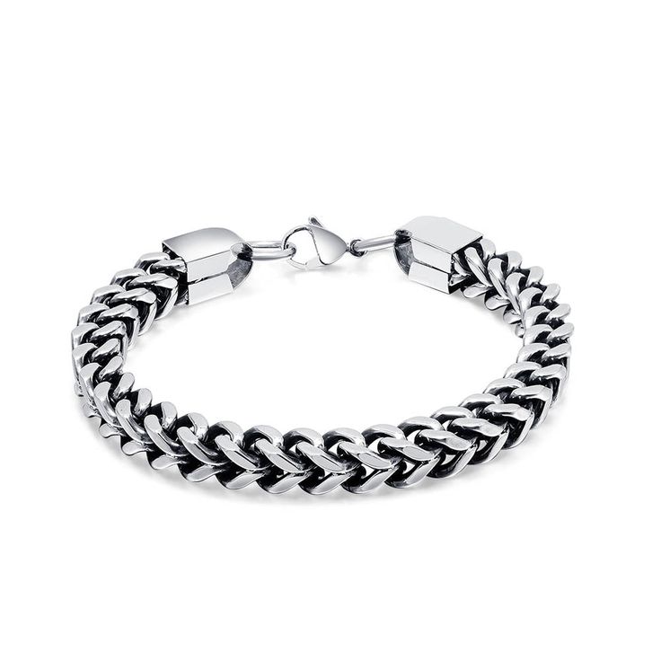 Men's master bracelet Chain length - 210mm Thickness - 10mm Stainless steel Gunmetal Stainless Steel Chain Bracelets, Gunmetal Stainless Steel Link Bracelet, Stainless Steel Link Bracelet With Box Chain, Gunmetal Link Chain Bracelets, Stainless Steel Round Chain Bracelets, Round Stainless Steel Chain Bracelets, Adjustable Solid Cuban Link Bracelet, Cuban Link Bracelet With Stainless Steel Clasp, Stainless Steel Bangle Bracelet With Clasp