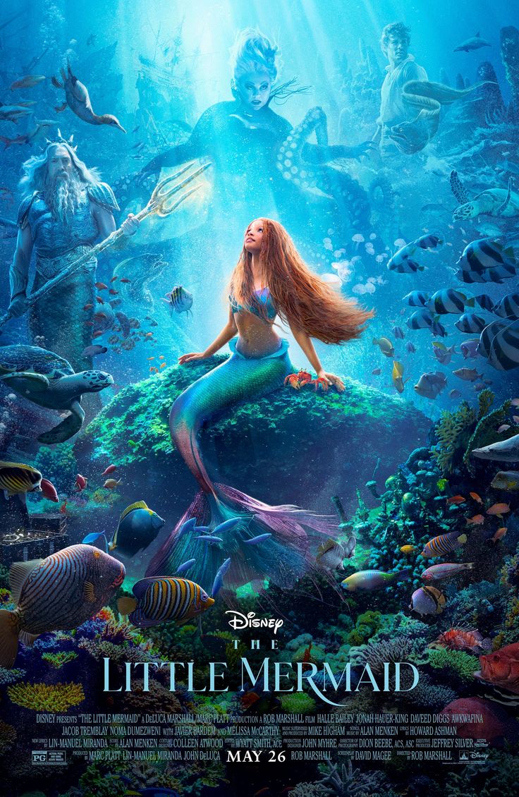 the little mermaid movie poster from disney