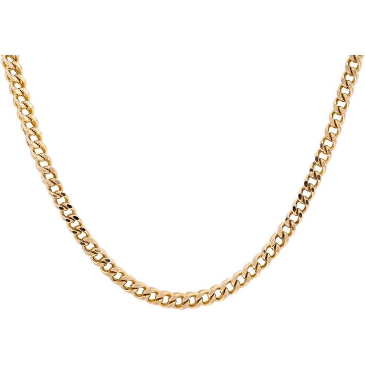 14K Yellow Gold 23.5 Chain Necklace Classic Figaro Chain Necklace For Everyday Luxury, Elegant Oval Link Curb Chain Necklaces, Elegant Cuban Link Chain Necklace, Elegant 14k Gold Curb Chain Necklace, Classic Figaro Chain Necklace For Formal Occasions, Modern Cuban Link Necklace For Formal Occasions, Classic Formal Figaro Chain Necklace, Elegant Gold Chain Cuban Link Necklace, Elegant Necklace With Gold Cuban Link Chain