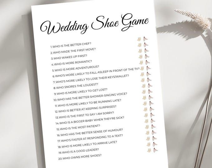 What Did He Say About His Bride Bride or Groom Printable Bridal Shower Game Gold, Black, Glitter Instant Digital Download - Etsy Couples Wedding Shower Games, Pass The Prize Game, Wedding Shoe Game, Moving Party, Engagement Games, Engagement Party Games, Engagement Dinner, Couple Wedding Shower, Printable Bridal Shower Games