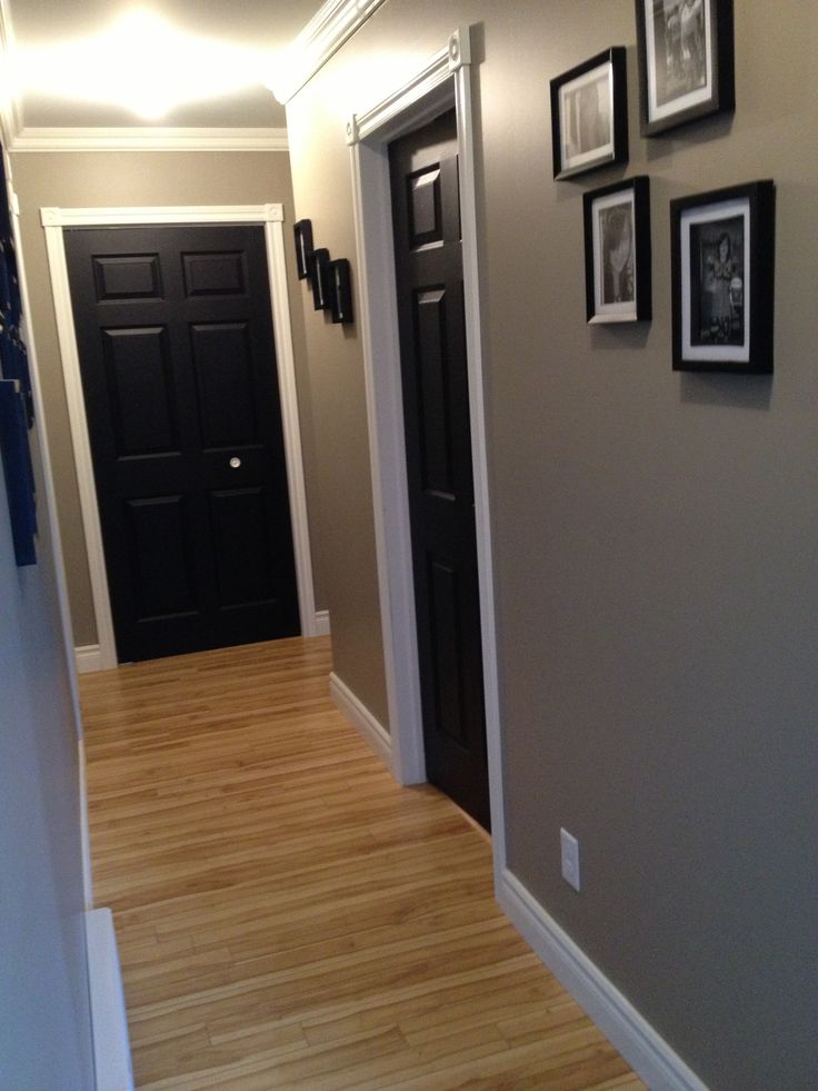 the hallway is clean and ready to be used as a home decorating area for guests