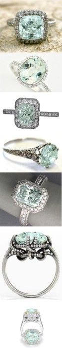 wish this was my something blue Tiara Ring, Mint Wedding, Put A Ring On It, Bling Rings, Gull, Schmuck Design, Pretty Jewellery, Ring Vintage, Morganite