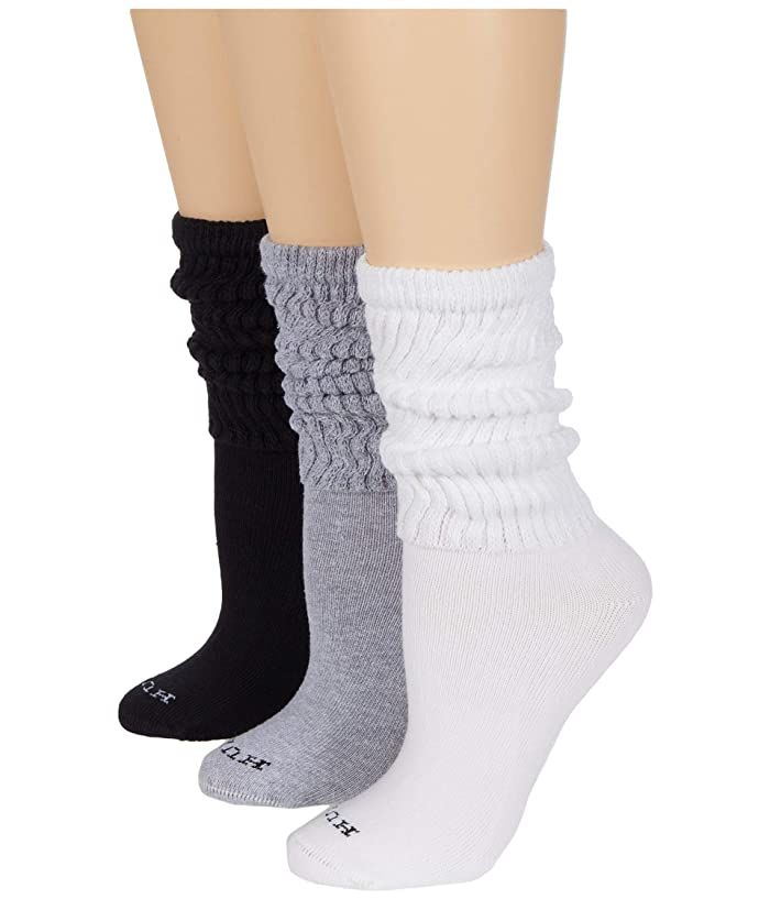 HUE The Slouch Socks 3-Pair Pack | Zappos.com Comfortable Cotton Knee-high Socks For Spring, Casual Lightweight Comfortable Socks, Comfortable Cotton Knee-high Socks, Casual Solid Color Knee-high Socks, Casual Super Soft Stretch Socks, Casual Soft Knee-high Socks, Casual Stretch Knee-high Socks, Comfortable Stretch Knee-high Soft Socks, Comfortable Cotton Knee-high Socks For Fall