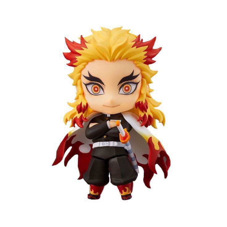 an action figure is shown with red and yellow hair