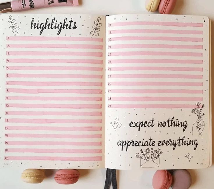 an open notebook with writing on it